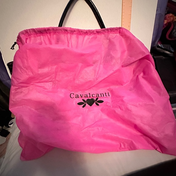 Cavalcanti 🌸 Black Patent Leather Purse - Picture 8 of 9